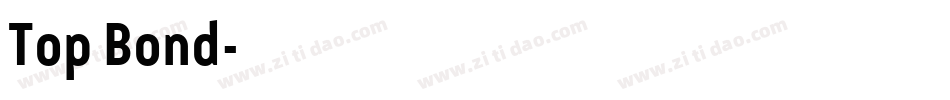 Top Bond字体转换